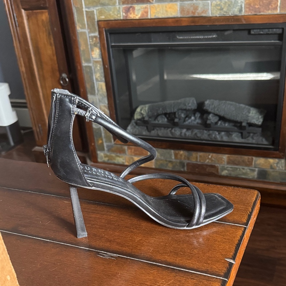 Elegant Black Strappy Heels